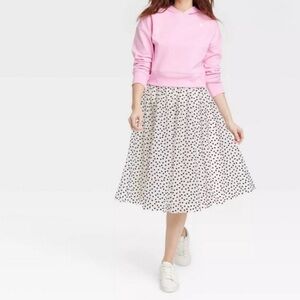 a new day Black and White A-Line Skirt